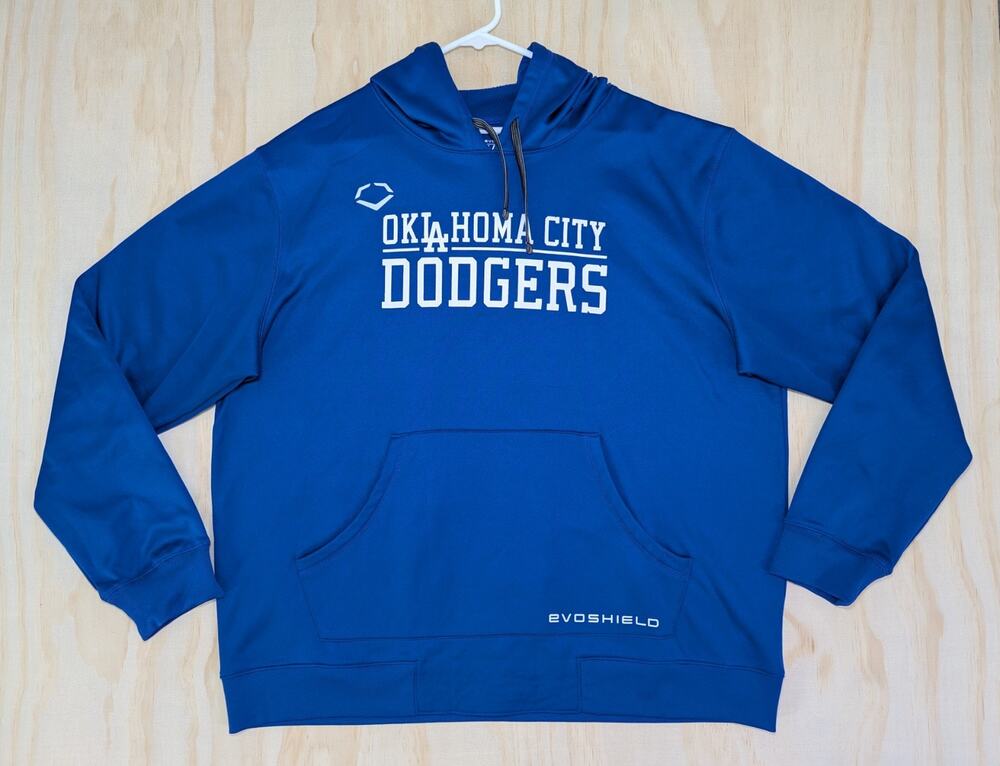 Evoshield Men's XL Oklahoma City OKC Dodgers Hoodie Sweatshirt MiLB Baseball